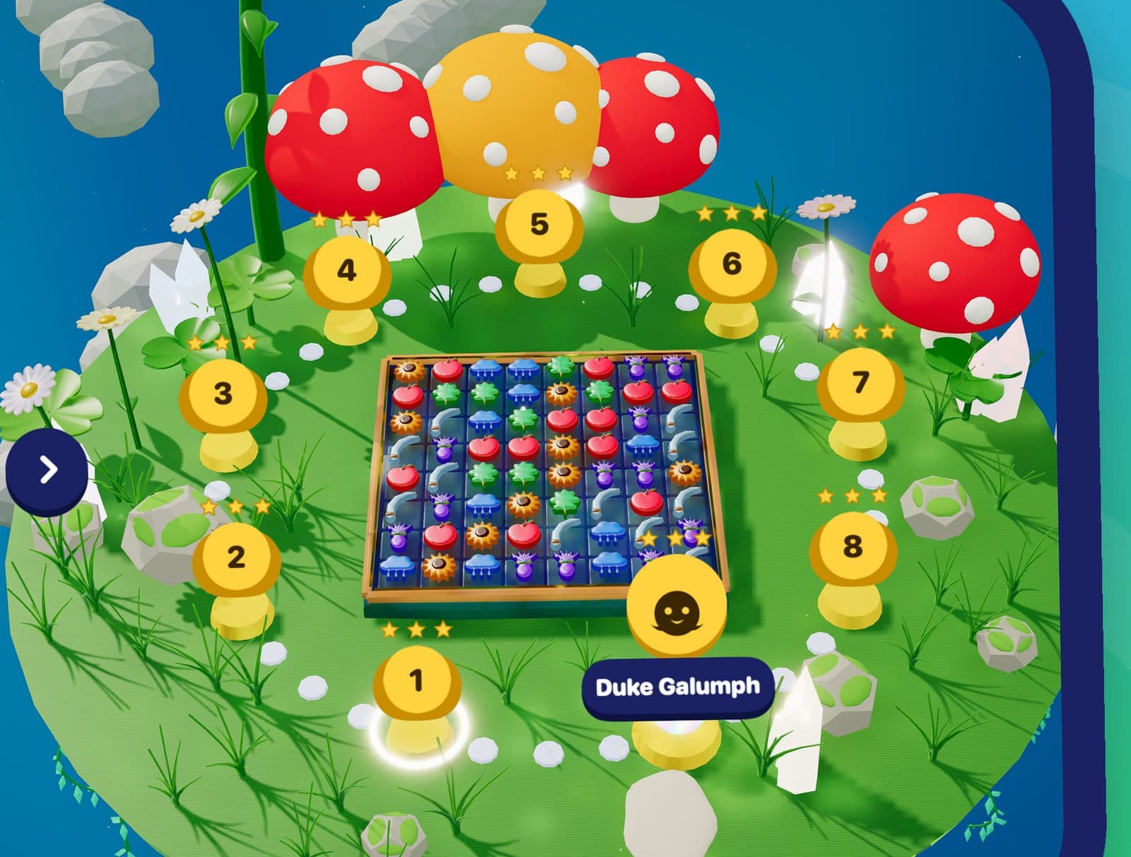 The toy tray of Mammoth Meadows in Moonbow Isles