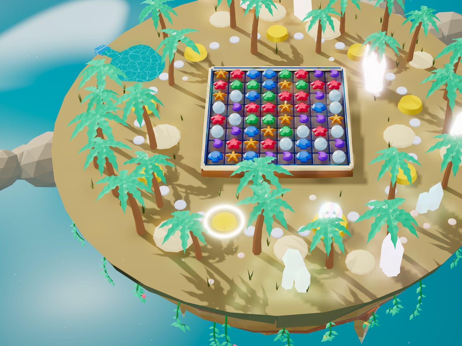 The toy tray of Tidal Isles in Moonbow Isles